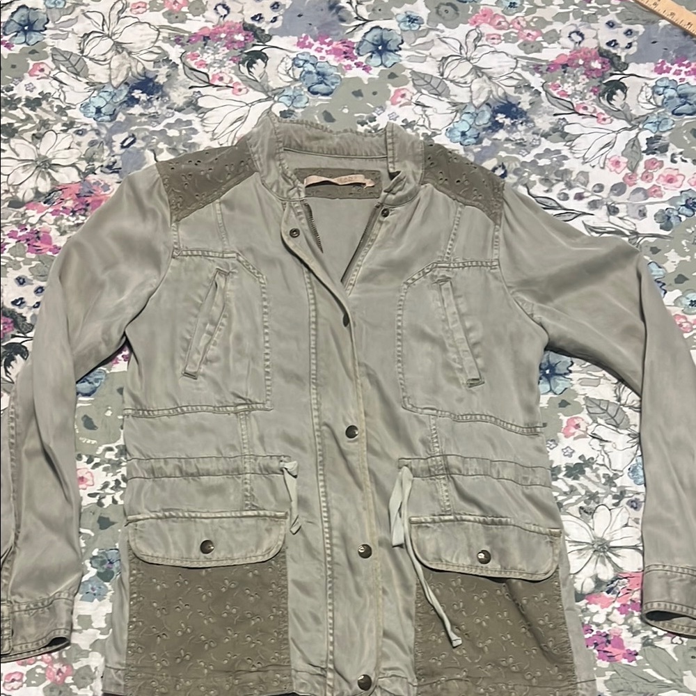 Max Jeans Women's Green Utility Lightweight Jacket